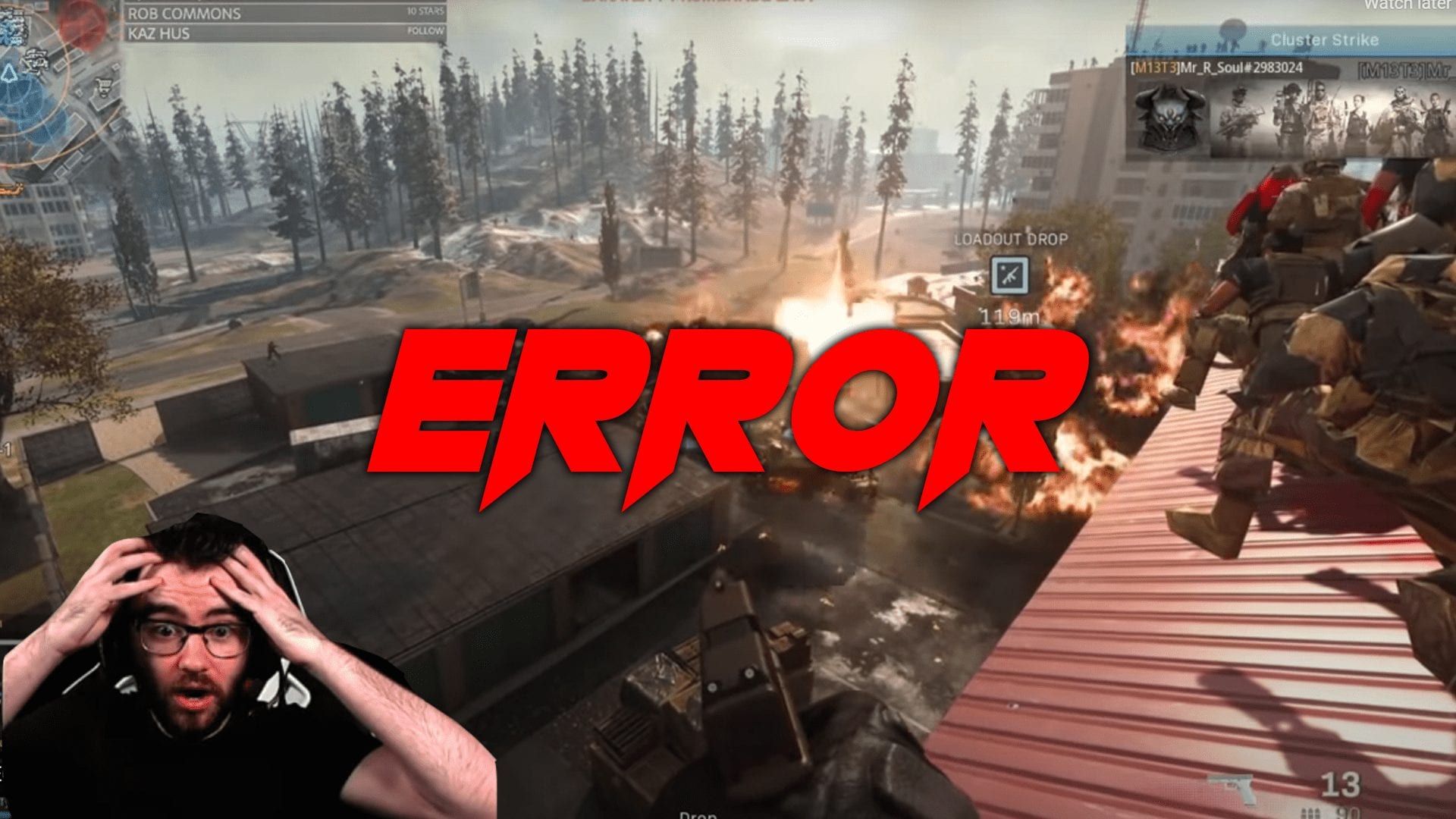 M13 Crashes Warzone